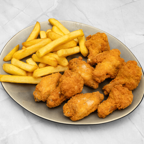 Hot wings schotel