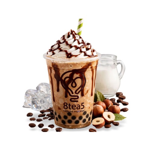 Hazelnut frubbleccino