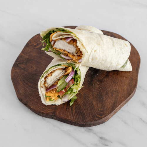 Crispy chicken deluxe wrap