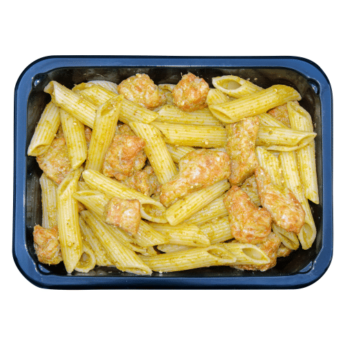 Pasta pesto met kip