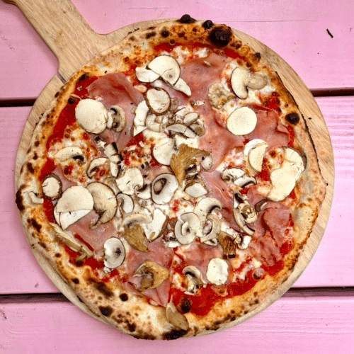 Chefs special: prosciutto & funghi