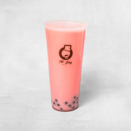 Rose milk tea