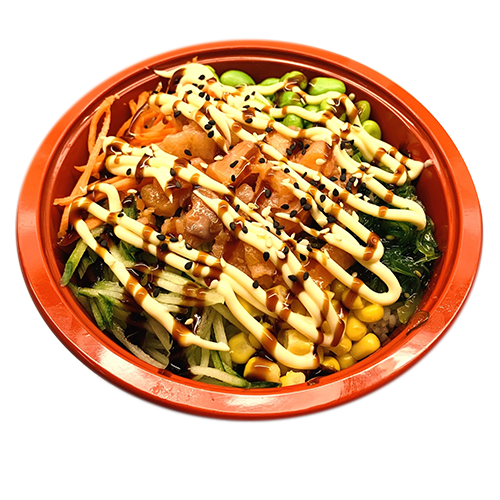 Poké bowl vers zalm klein