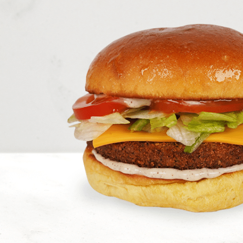 Falafel burger menu