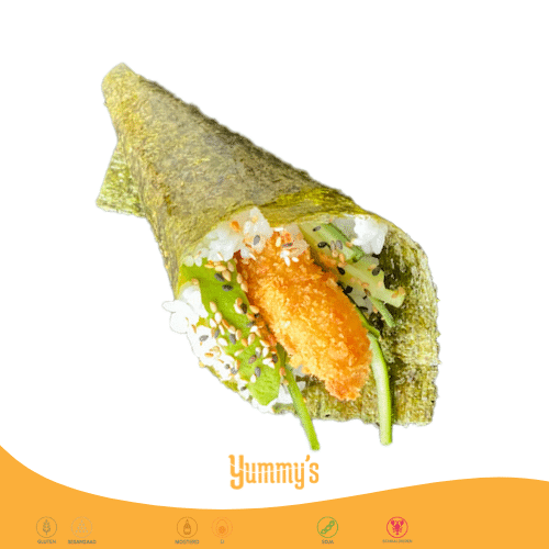 Handroll ebi tempura