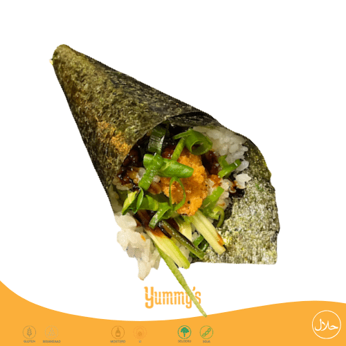 Handroll kip teriyaki
