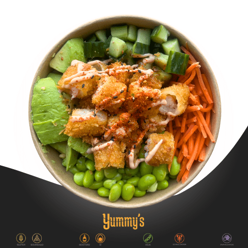 Spicy ebi bowl