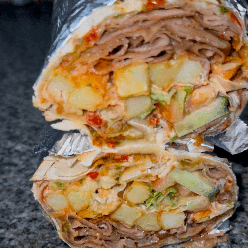 Turkse pizza kipdöner speciaal