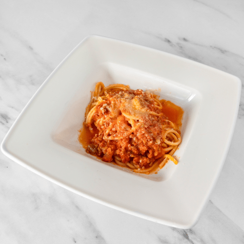 Mini spaghetti bolognese