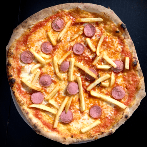 Specialiteit: pizza Tom en Jerry