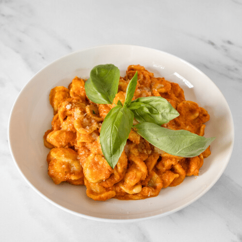 Orecchiette al pesto rosso