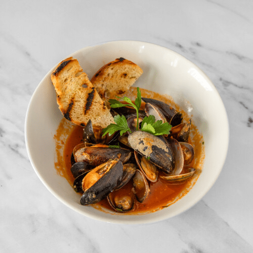 Zuppetta di cozze e vongole