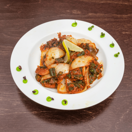 Bhindi do pyaza