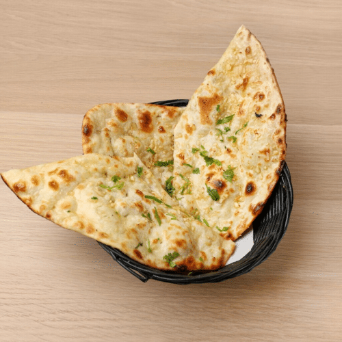 Coriander garlic naan