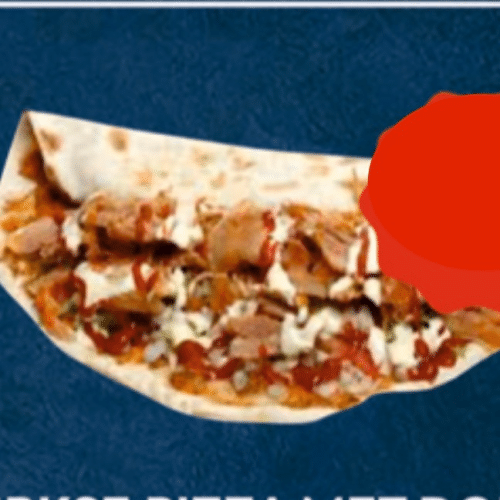Turkse pizza met shoarma