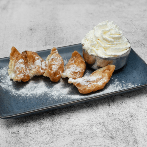 Apple gyoza