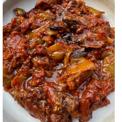 Patlican soslu