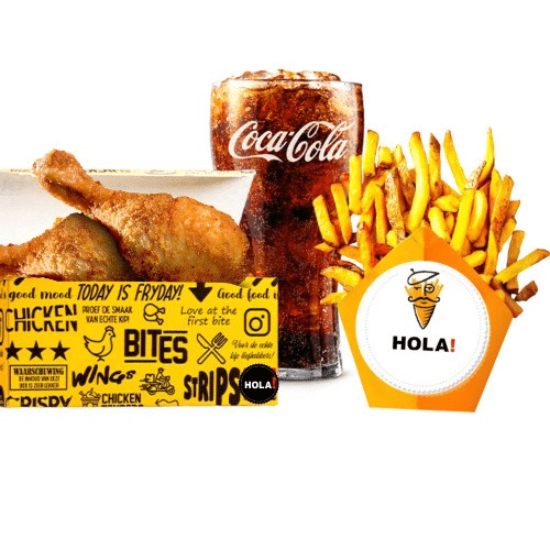 3 drumsticks krokant box menu