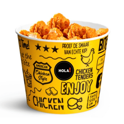 Bucket met 24 chicken bites