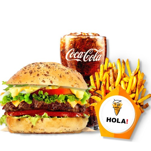 Cheese burger menu