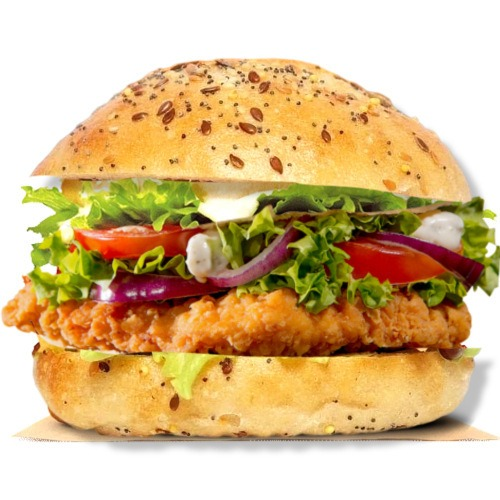 Crunchy kipburger