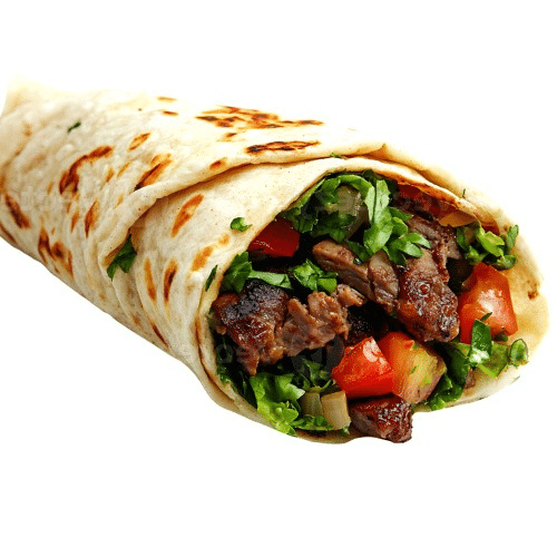 Wrap met spicy kebab