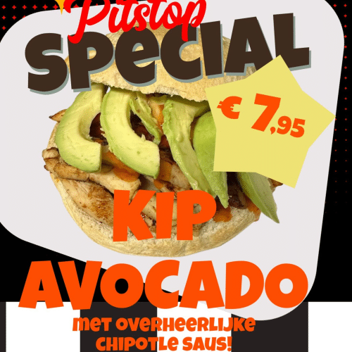 Broodje kip/avocado