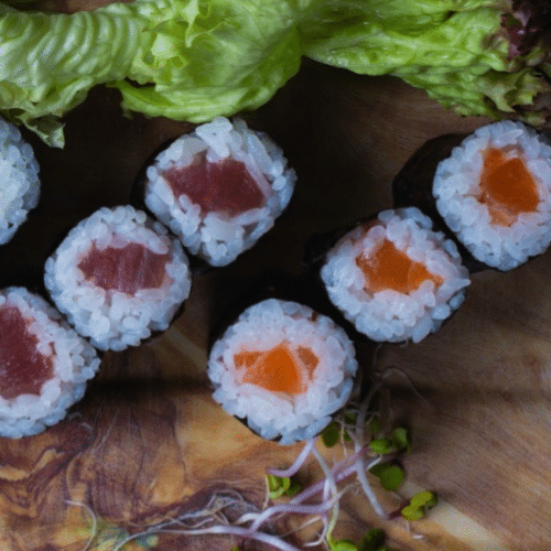 Zalm maki 6 stuks