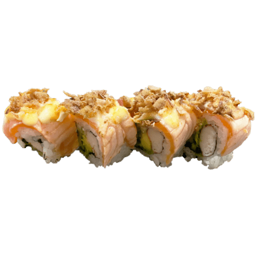 Crab en salmon roll