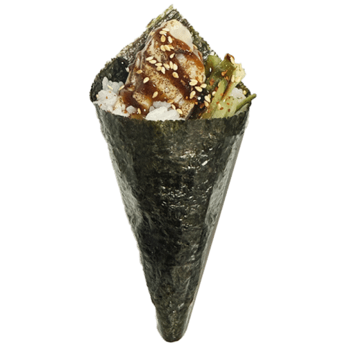 Grilled tuna temaki