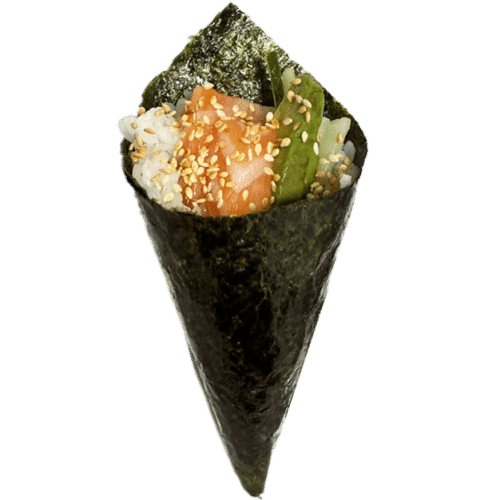 Sake temaki