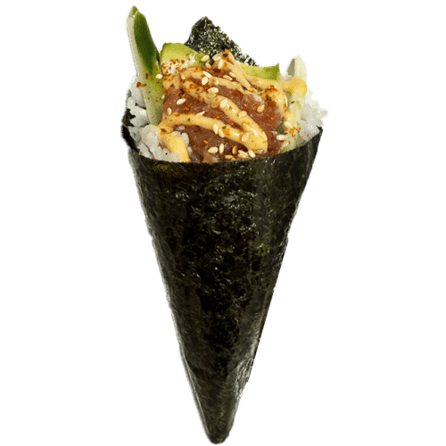 Spicy tuna temaki