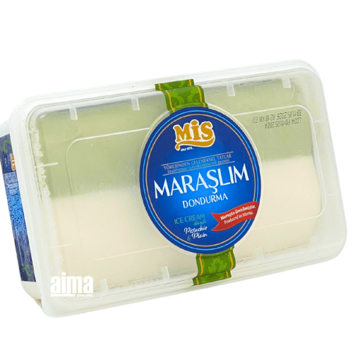 Maraș pistache en roommelk ijs