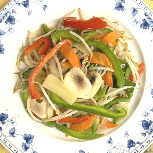 Vegetarische tjap tjoy