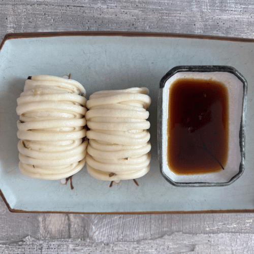 Chive buns (met sojasaus)