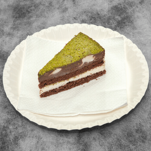 Cheesecake pistache, plak
