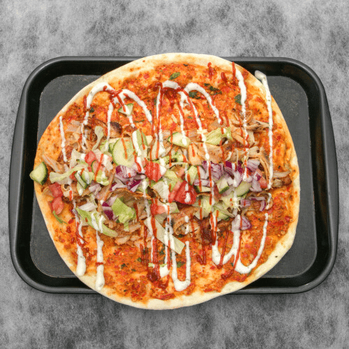 Turkse pizza döner en kaas