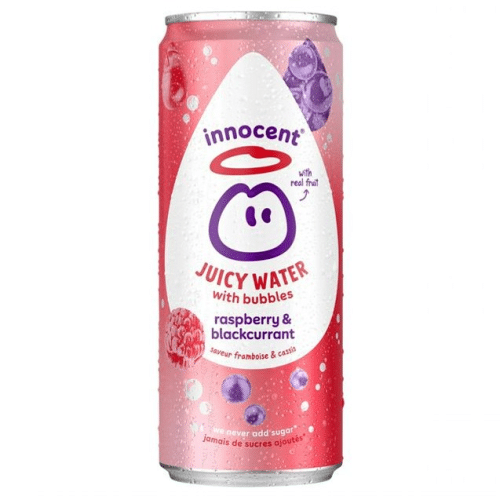 Innocent juicy water raspberry & blackcurrent