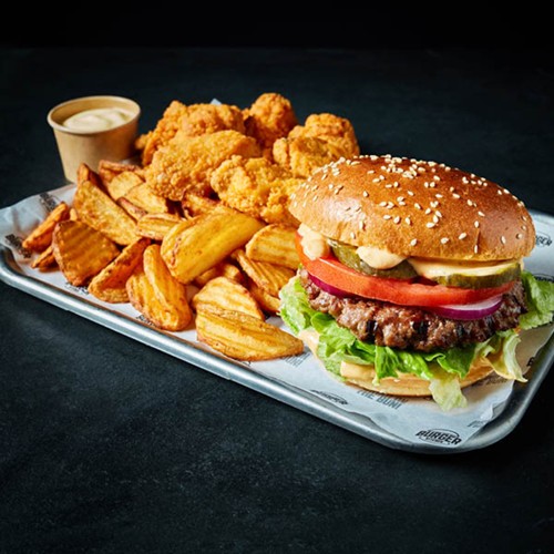 Beef Burger Special Chicken Nuggets Menu