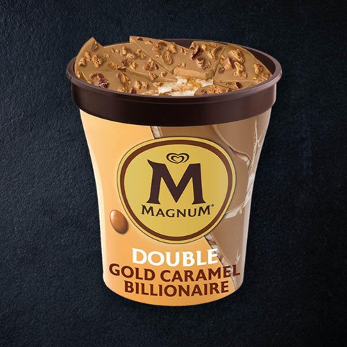 Magnum pint double gold caramel billionaire 440ml