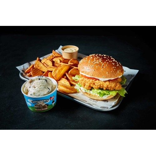 Chicken Burger Ben & Jerry's Menu