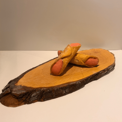 Cannoli arancia rosso