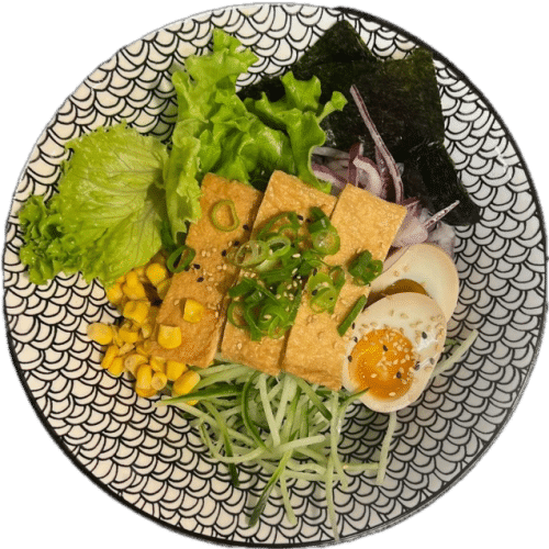 Vega miso ramen soep