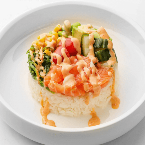 Zalm poké bowl