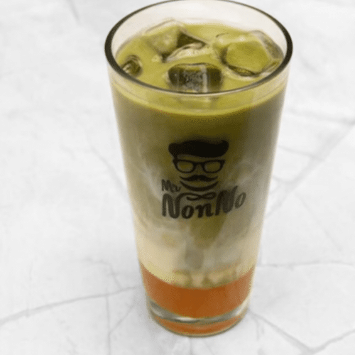 Ice Matcha Passion fruit