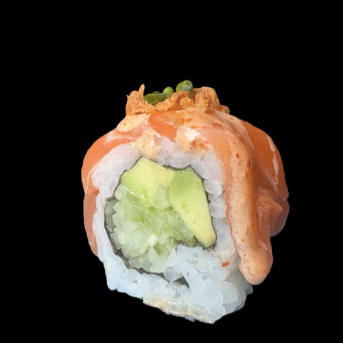 Salmon onion roll