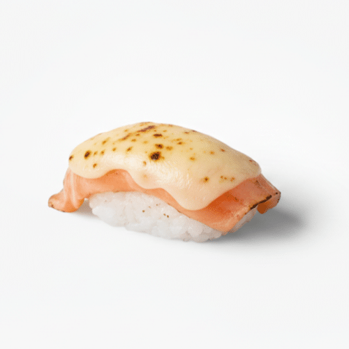 Sake cheese nigiri