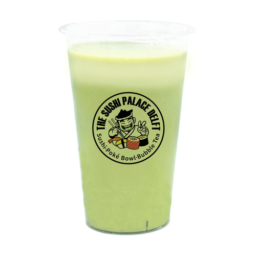 Matcha vanilla milk tea