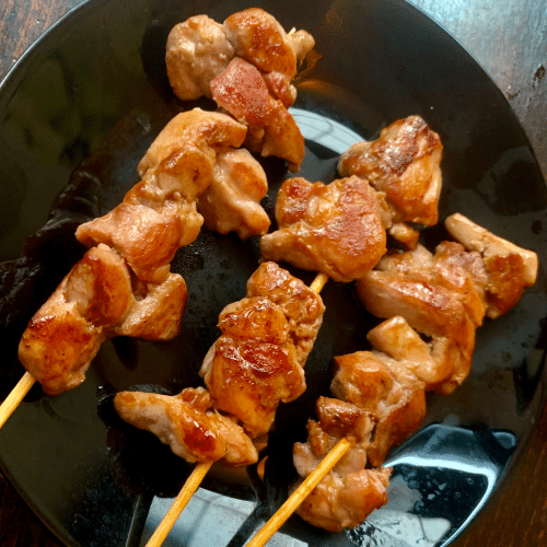 Chicken yakitori halal