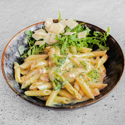 Pasta salmone ai broccoli